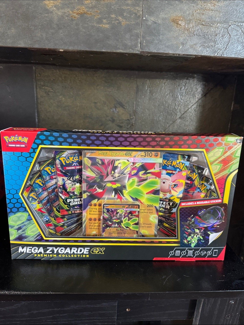 Pokemon Mega Zygarde EX Premium Collection - Black, Green, Yellow